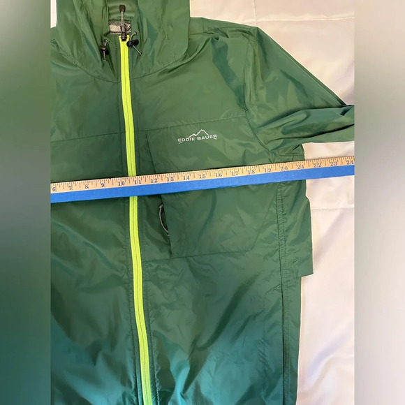 Eddie Bauer  Men's Packable Cloud Cap Waterproof Rain Jacket size S(i9 - Picture 9 of 15